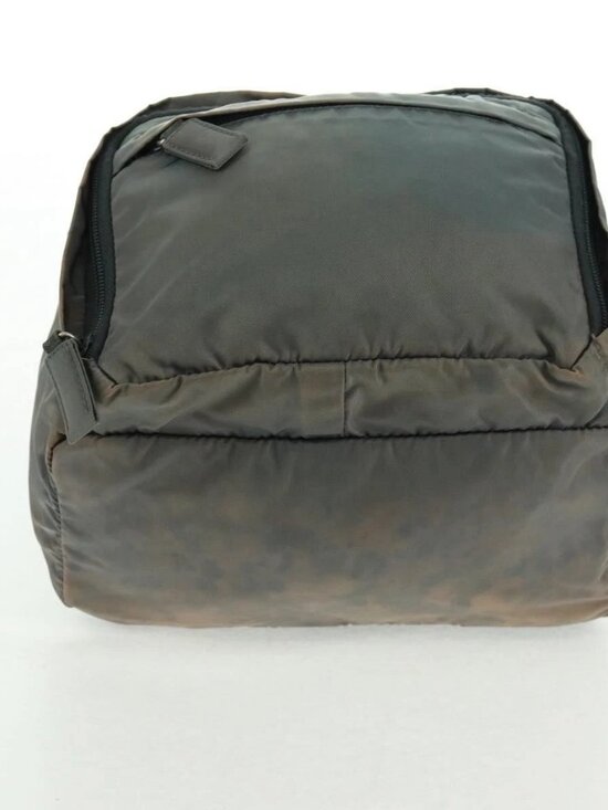 PRADA Backpack Nylon Gray Silver Auth BA9159 main image 5